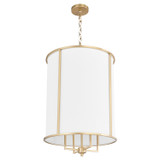 Pendants Fabric Shade by Quorum ( 19 | 6705-4-80 Eldorado ) 