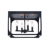 Flush Mounts Cage Style by Trans Globe Imports ( 110 | 11711 BK Ruby Ridge ) 