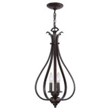 Foyer/Hall Lanterns Open Frame by Vaxcel ( 63 | PD35459RBZ Monrovia ) 
