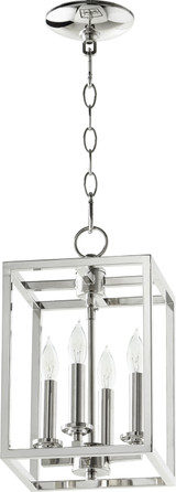 Foyer/Hall Lanterns Open Frame by Quorum ( 19 | 6731-4-162 Cuboid Entries ) 