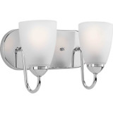 Bathroom Fixtures Two Lights by Progress Lighting ( 54 | P2707-15 Gather ) 
