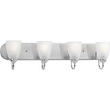 Bathroom Fixtures Four Lights by Progress Lighting ( 54 | P2709-15 Gather ) 