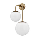 Sconces Double Glass by Troy Lighting ( 67 | B1122-PBR Brogan ) 