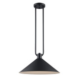 Pendants Metal Shade by Trans Globe Imports ( 110 | 11762 BK Roscoe ) 