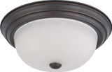 Flush Mounts Bowl Style by Nuvo Lighting ( 72 | 60-3146 Close to Ceiling Mahogany Bronze ) 