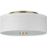 Flush Mounts Drum Shade by Progress Lighting ( 54 | P350130-012 Inspire ) 