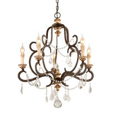 Mid. Chandeliers Candle by Troy Lighting ( 67 | F3515-PZ/DG Bordeaux ) 