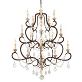 Large Chandeliers Candle by Troy Lighting ( 67 | F3517-PZ/DG Bordeaux ) 