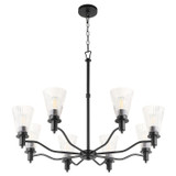 Mid. Chandeliers Glass Up by Quorum ( 19 | 6803-8-59 Lawton ) 