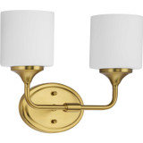 Bathroom Fixtures Two Lights by Progress Lighting ( 54 | P2802-191 Lynzie ) 