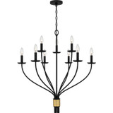 Mid. Chandeliers Candle by Quoizel ( 10 | MAG5032MBK Margaret ) 