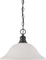 Pendants Glass Down by Nuvo Lighting ( 72 | 60-3173 Pendants Mahogany Bronze ) 