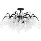 Semi-Flush Mts. Glass Down by Quoizel ( 10 | MAP1728EK Maple ) 