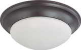 Flush Mounts Bowl Style by Nuvo Lighting ( 72 | 60-3177 Close to Ceiling Mahogany Bronze ) 