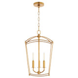 Foyer/Hall Lanterns Open Frame by Quorum ( 19 | 6812-3-74 Mantle ) 