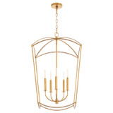 Foyer/Hall Lanterns Open Frame by Quorum ( 19 | 6812-5-74 Mantle ) 