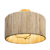 Semi-Flush Mts. Drum Shade by Varaluz ( 137 | 391S03FG Jacob's Ladder ) 