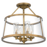 Semi-Flush Mts. Cage by Quoizel ( 10 | BAW1716WS Barlow ) 
