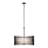 Mid. Chandeliers Glass Down by Varaluz ( 137 | 393P06MBFG Park Row ) 