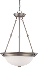 Pendants Bowl Style by Nuvo Lighting ( 72 | 60-3247 Pendants Brushed Nickel ) 