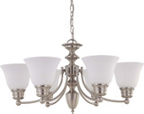 Mid. Chandeliers Glass Up by Nuvo Lighting ( 72 | 60-3255 Empire ) 