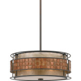 Pendants Drum Shade by Quoizel ( 10 | MC842CRC Laguna ) 