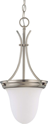Mini Pendants Glass Down by Nuvo Lighting ( 72 | 60-3259 Pendants Brushed Nickel ) 