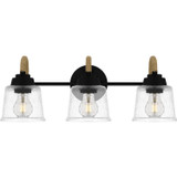 Bathroom Fixtures Three Lights by Quoizel ( 10 | SEB8622MBK Seabreeze ) 