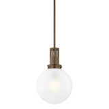 Mini Pendants Glass Down by Troy Lighting ( 67 | F4612-BRZ Tobias ) 