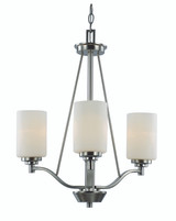 Mini Chandeliers Glass Shade by Trans Globe Imports ( 110 | 70525-3 BN Mod Pod ) 