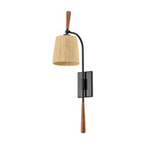 Sconces Single Candle by Troy Lighting ( 67 | B1629-TBK Harlyn ) 