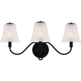 Sconces Triple Candle by Quoizel ( 10 | MCK8623MBK McKinney ) 