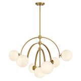Mid. Chandeliers Glass Down by Savoy House ( 51 | 1-3319-7-322 Marias ) 