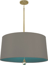 Pendants Fabric Shade by Robert Abbey ( 165 | BN331 Williamsburg Custis ) 