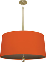 Pendants Fabric Shade by Robert Abbey ( 165 | BN337 Williamsburg Custis ) 