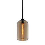 Mini Pendants Glass Down by Troy Lighting ( 67 | F5571-SBK District ) 