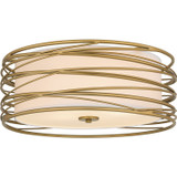 Flush Mounts Drum Shade by Quoizel ( 10 | SPL1720LG Spiral ) 