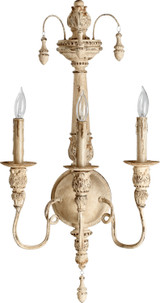 Sconces Triple Candle by Quorum ( 19 | 5506-3-70 Salento ) 