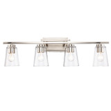 Bathroom Fixtures Four Lights by Trans Globe Imports ( 110 | 22494 BN Iris ) 