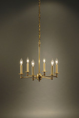 Mini Chandeliers Candle by Northeast Lantern ( 196 | 935-AB-LT6 Chandelier ) 