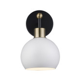 Sconces Directional/Cylinder by Trans Globe Imports ( 110 | 22531 BKAG-WH Indigo ) 