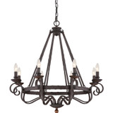 Mid. Chandeliers Candle by Quoizel ( 10 | NBE5008RK Noble ) 