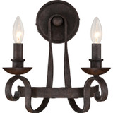 Sconces Double Candle by Quoizel ( 10 | NBE8702RK Noble ) 