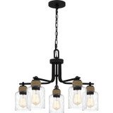 Mid. Chandeliers Glass Down by Quoizel ( 10 | BTC5025MBK Baltic ) 