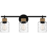 Bathroom Fixtures Three Lights by Quoizel ( 10 | BTC8624MBK Baltic ) 