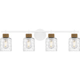 Bathroom Fixtures Four Lights by Quoizel ( 10 | BTC8634W Baltic ) 