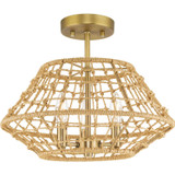 Semi-Flush Mts. Cage by Progress Lighting ( 54 | P350246-163 Laila ) 