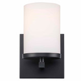 Sconces Single Glass by Trans Globe Imports ( 110 | 71841 BK Nico ) 