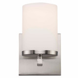 Sconces Single Glass by Trans Globe Imports ( 110 | 71841 BN Nico ) 
