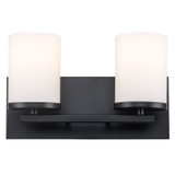 Bathroom Fixtures Two Lights by Trans Globe Imports ( 110 | 71842 BK Nico ) 